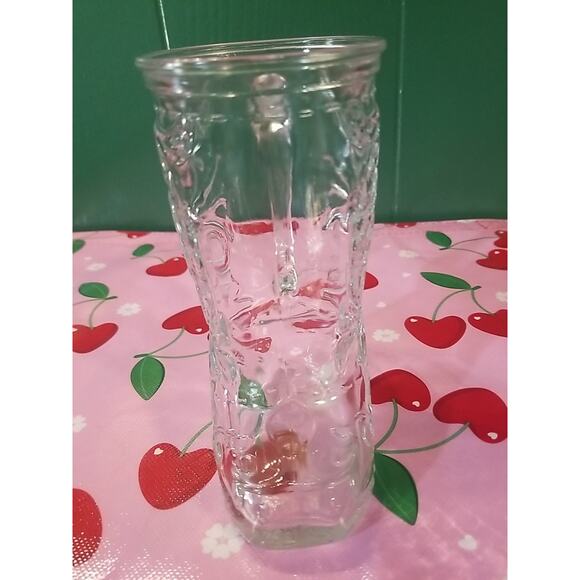 Vintage Western Cowboy/Cowgirl Boot Clear Glass Beer Mug Stein With Handle 6" - Picture 7 of 7